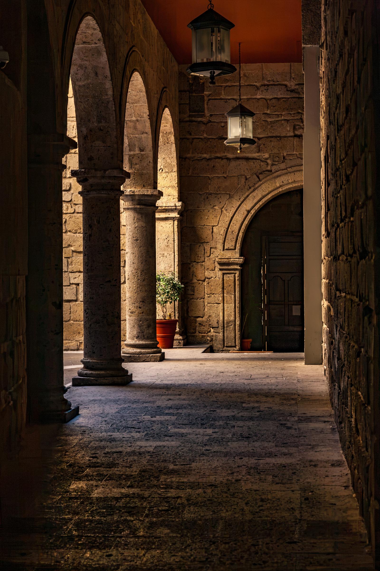 Old Stone Archway & Corridor - 2
