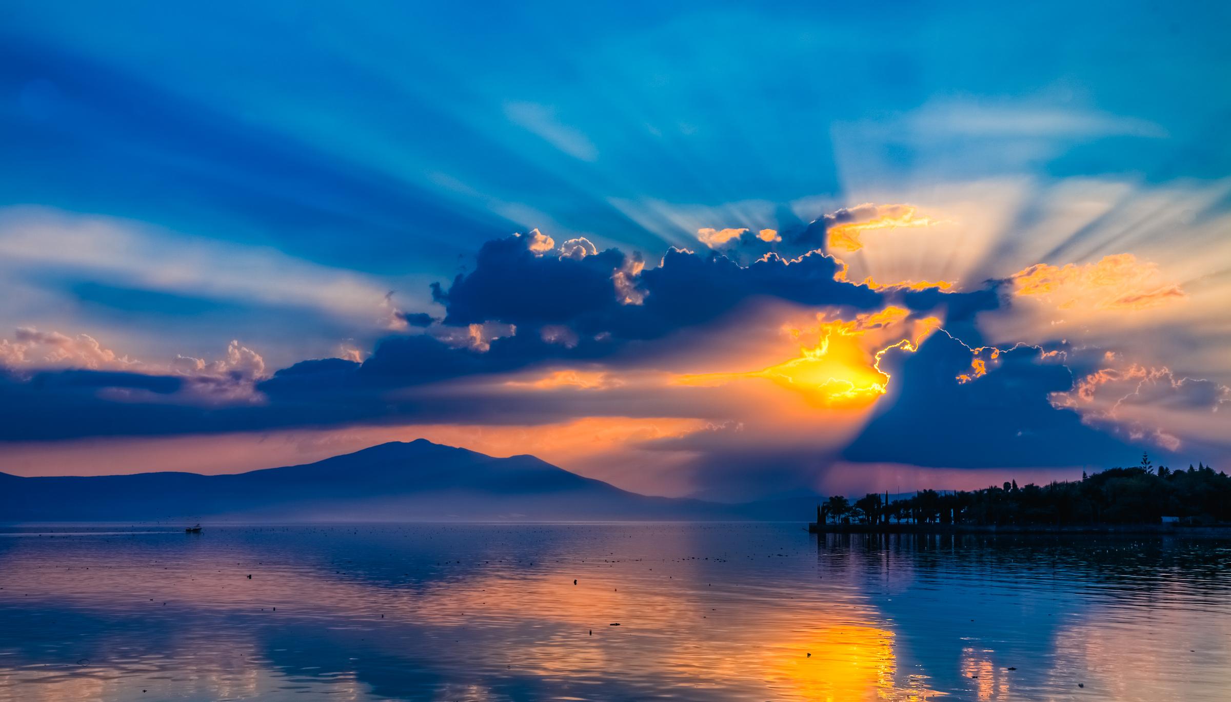 Unexpected Sunset on Lake Chapala - 4