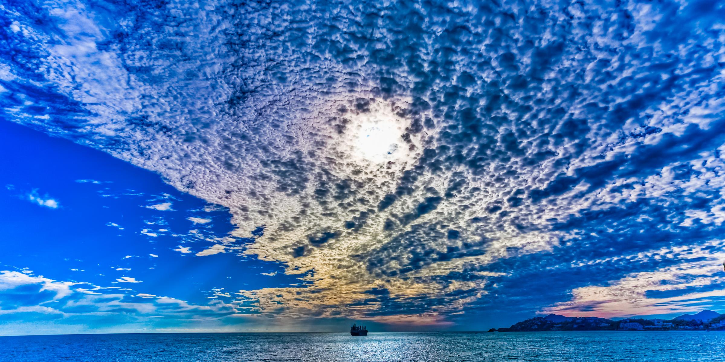 Cloudy Sky at Sunset