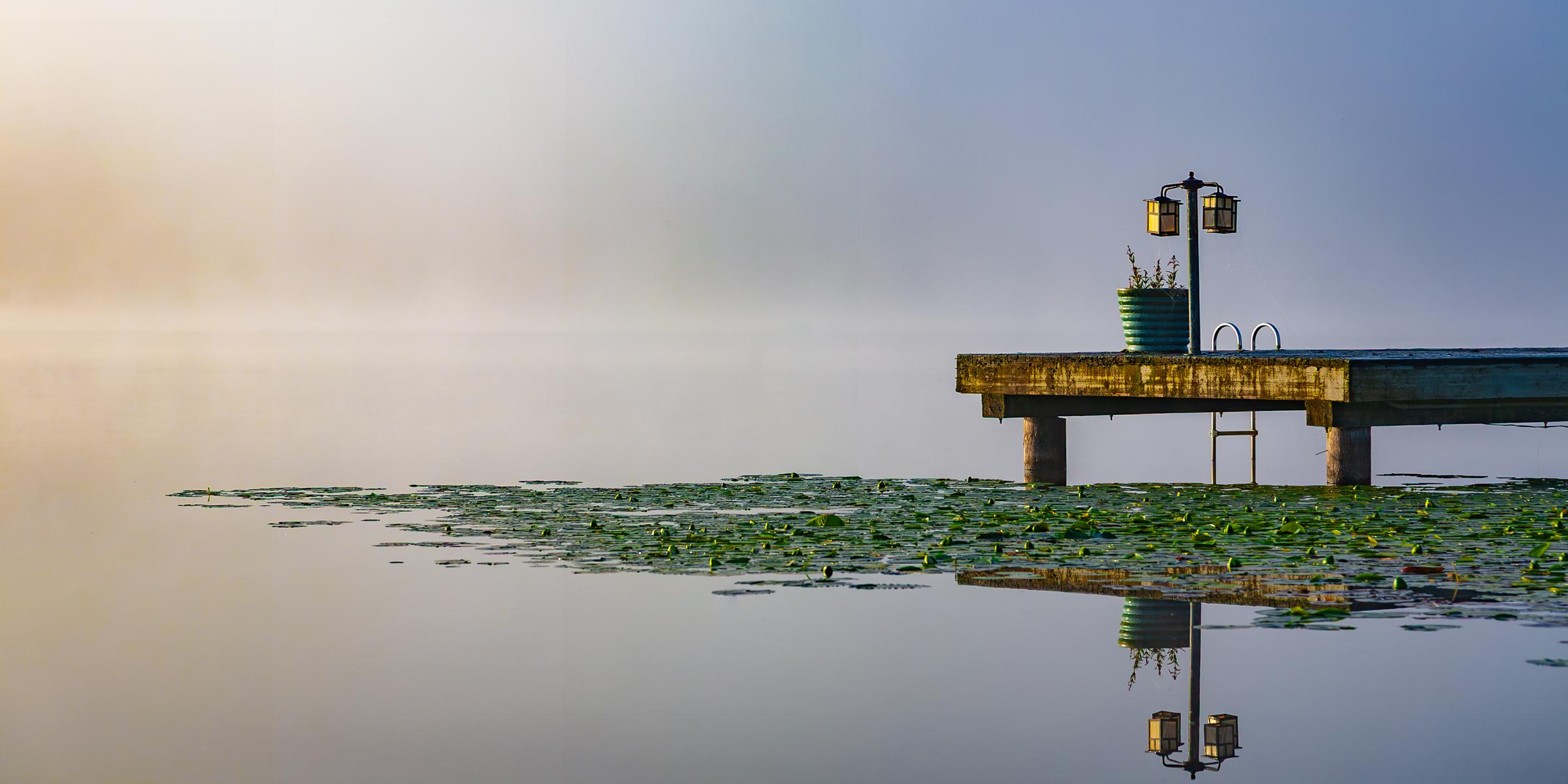 Dawn at the Dock Esperance Washington United States
