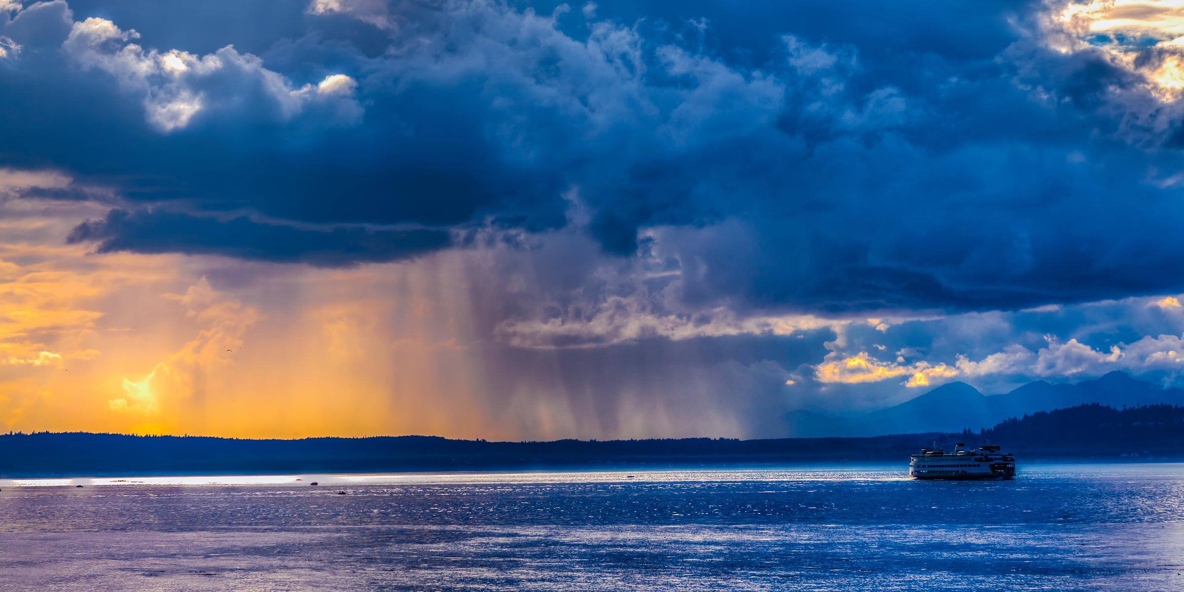 Sunset on the Puget Sound