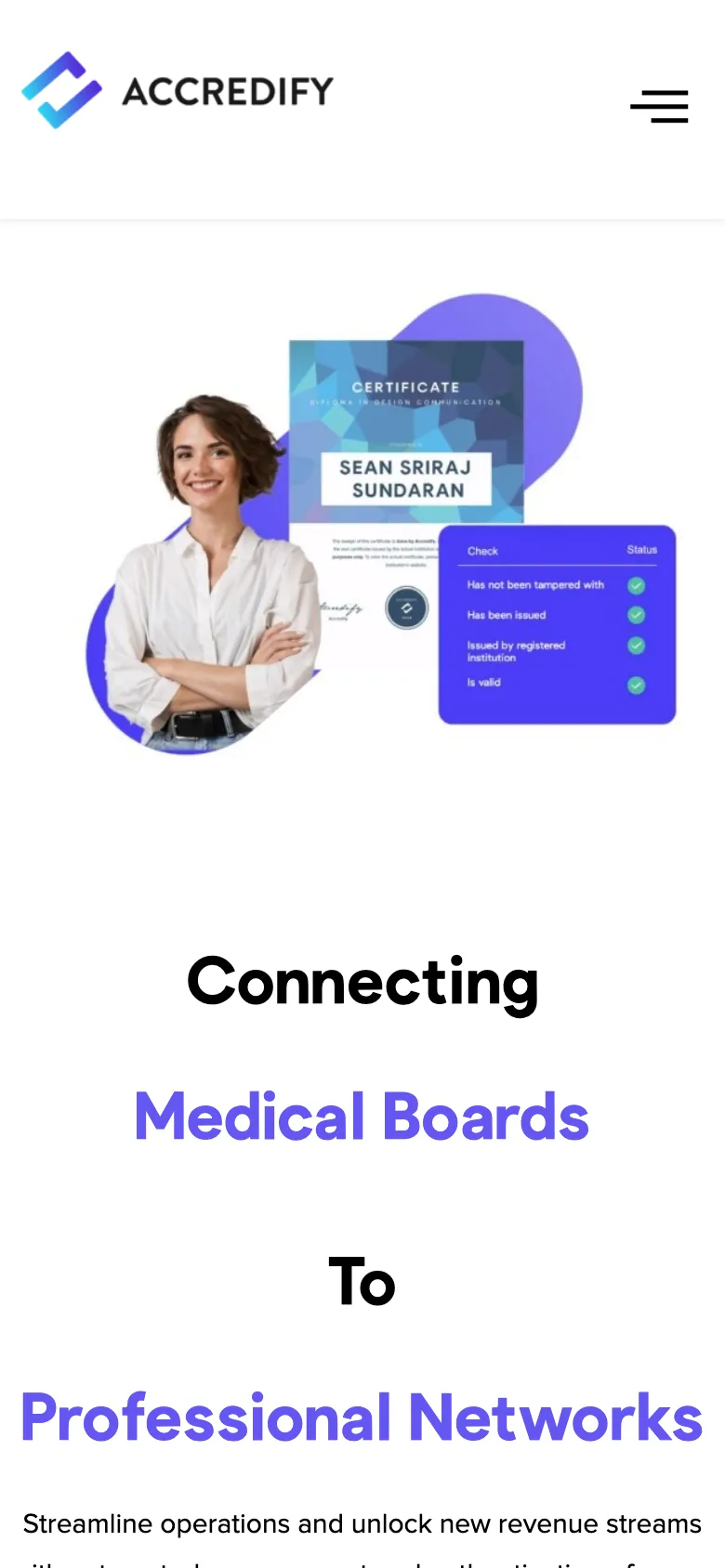 Accredify preview