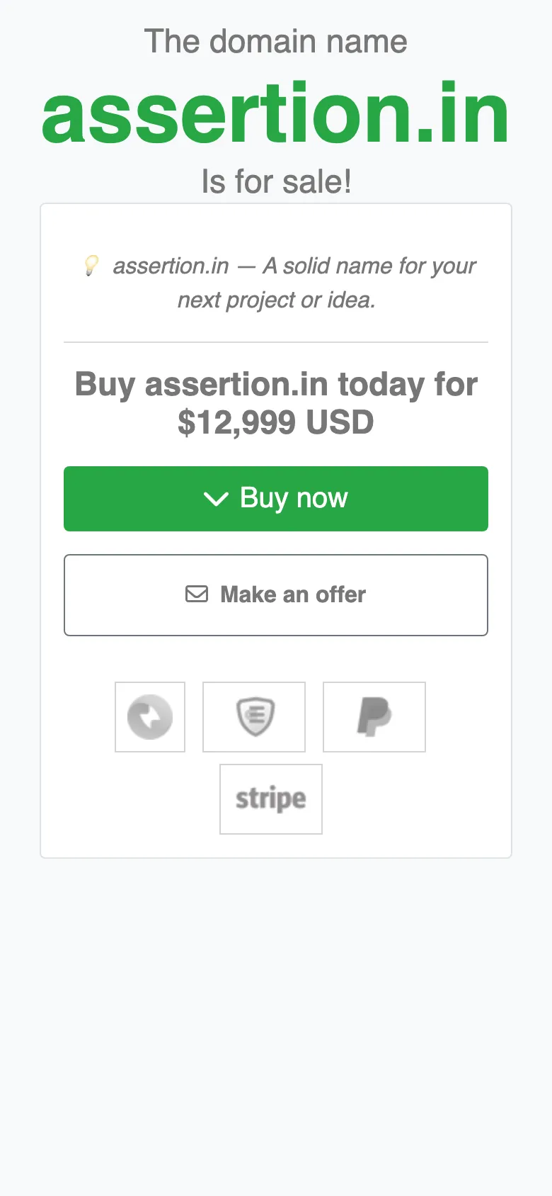 Assertion preview