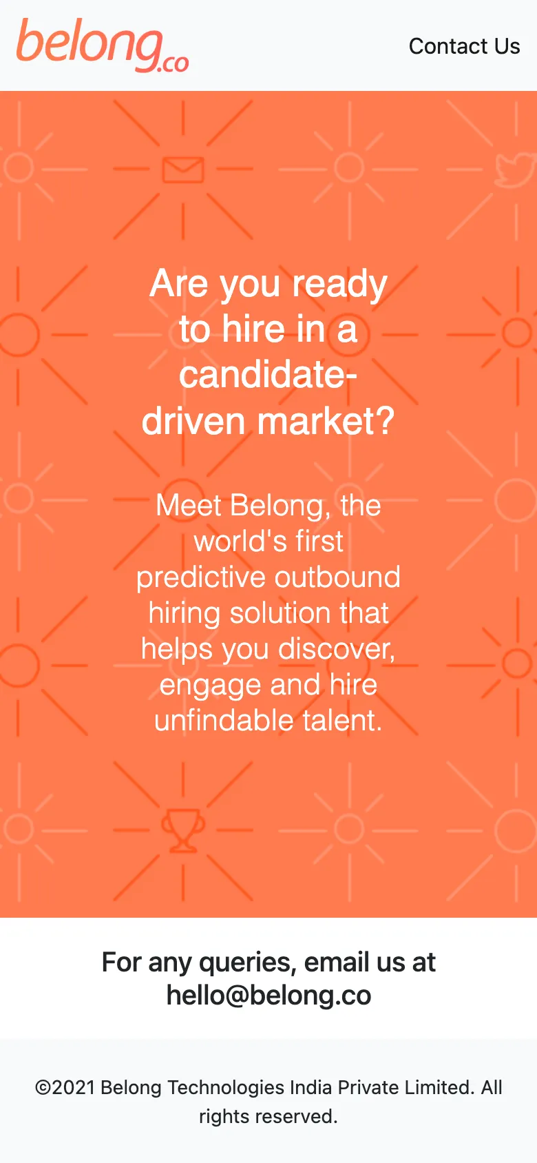 Belong preview