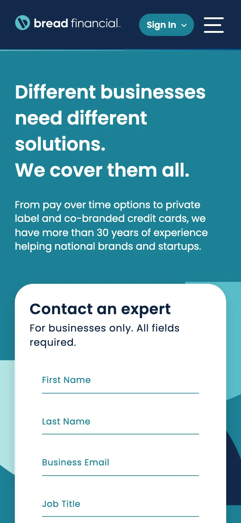 Breadpayments preview