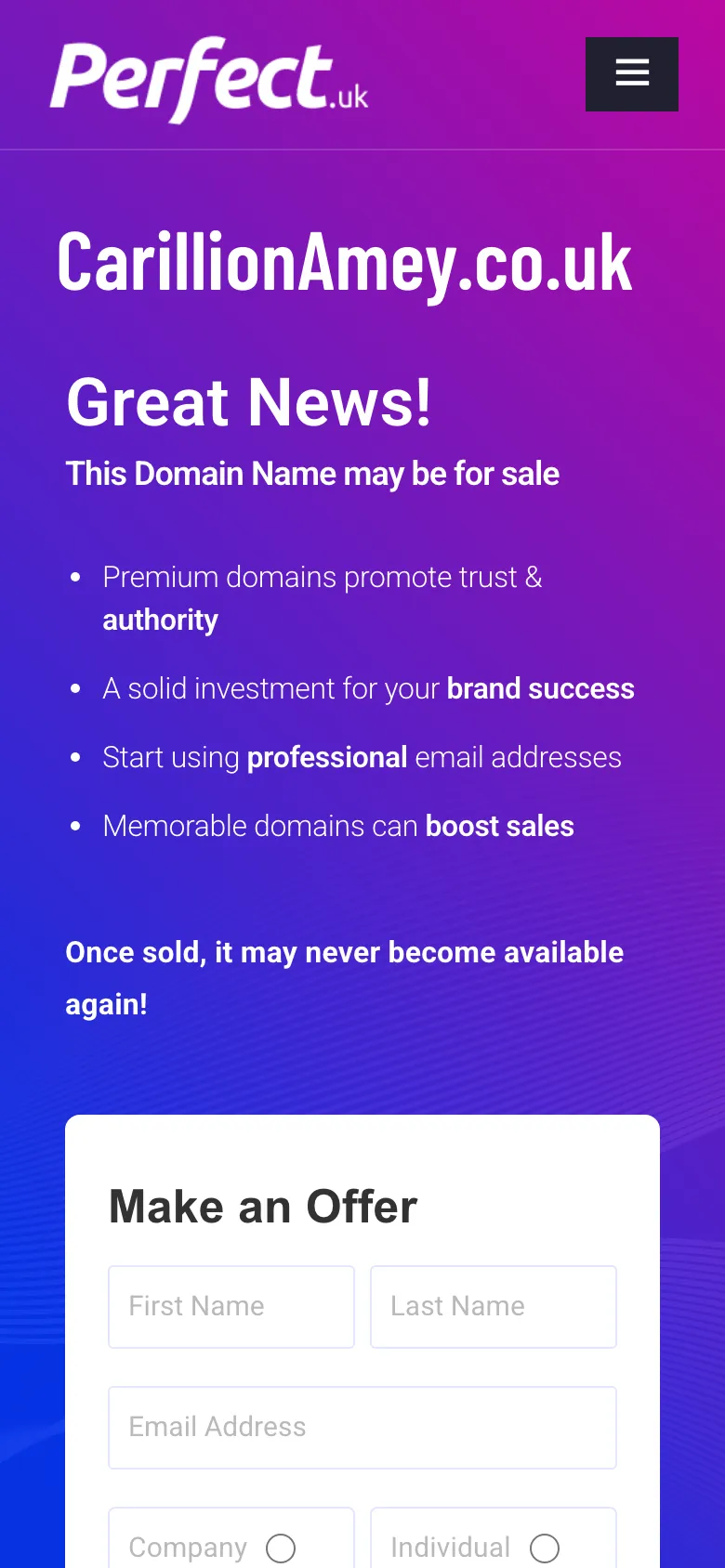 Carillionamey preview