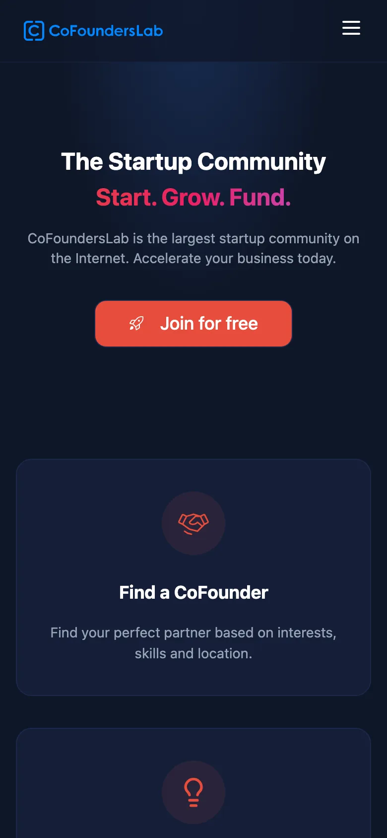 Cofounderslab preview