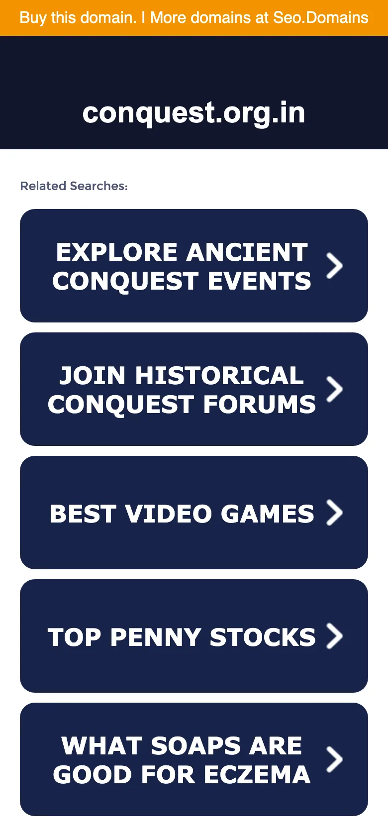 Conquest preview