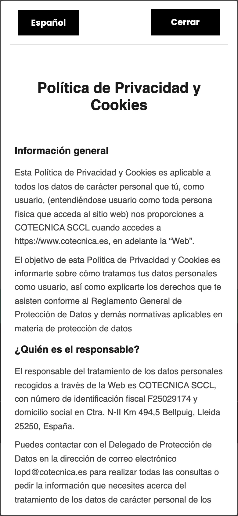 Cotecnica preview