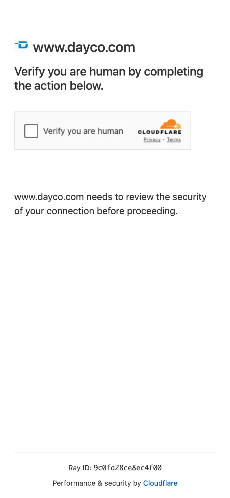 Dayco preview