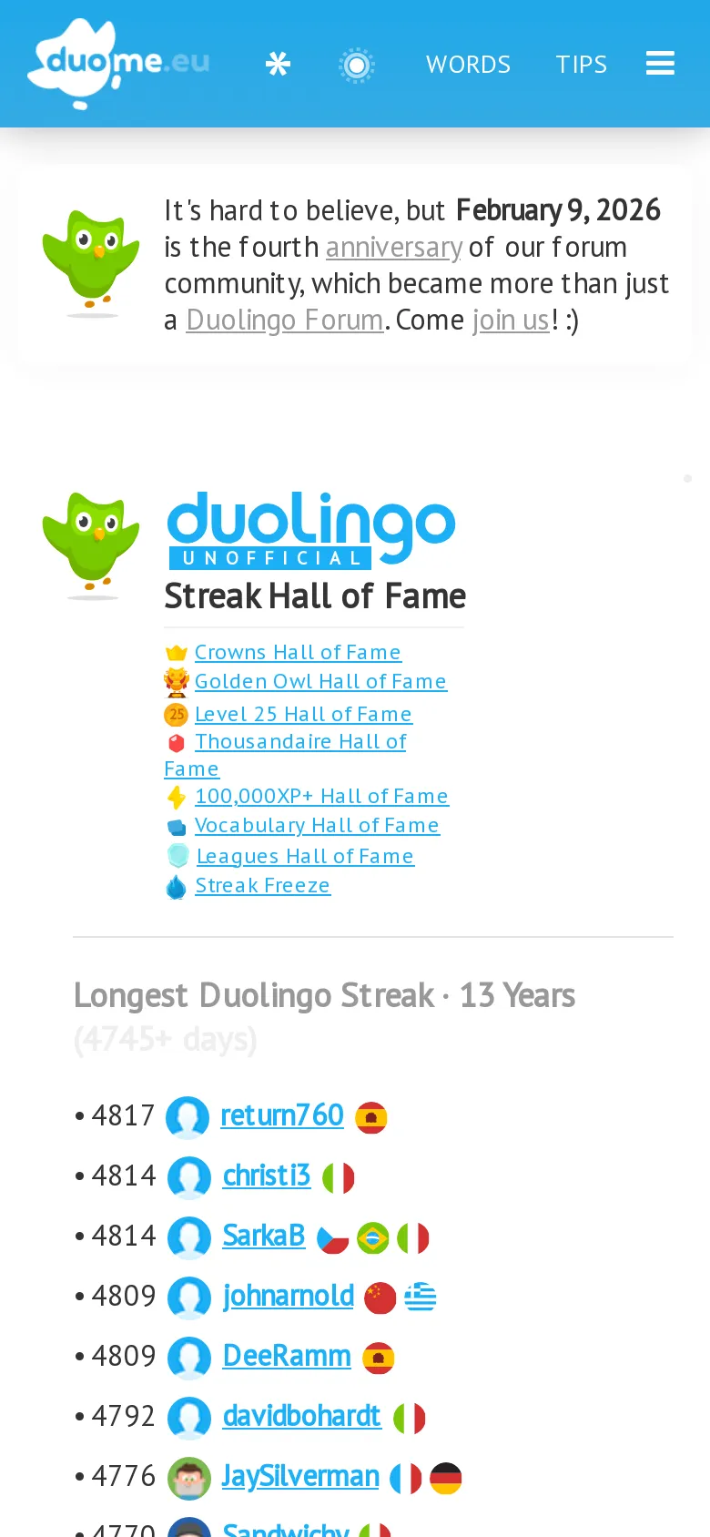 Duome preview