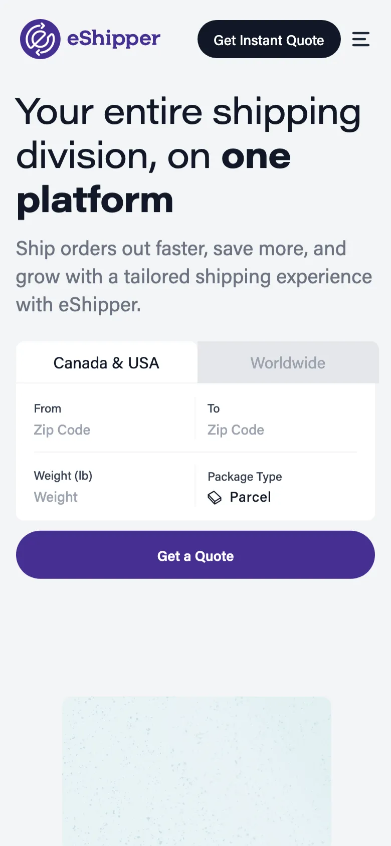 Eshipper preview