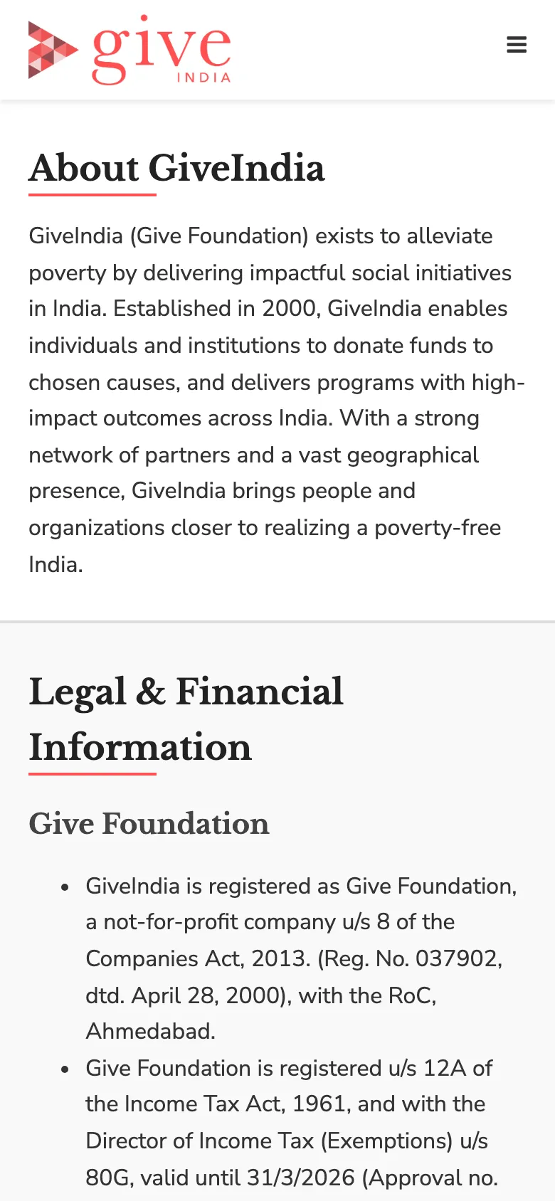 Giveindia preview