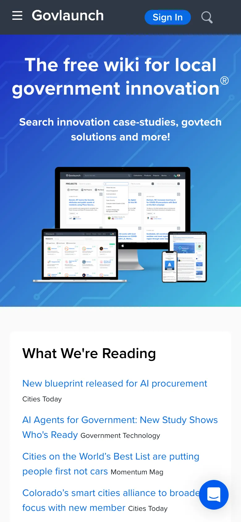 Govlaunch preview