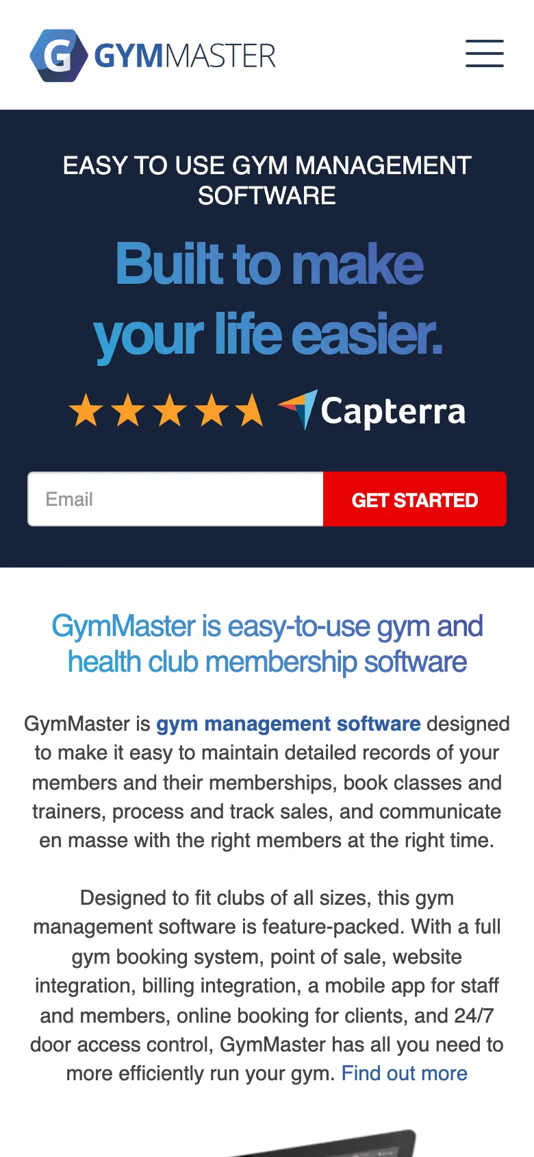 Gymmastersoftware preview