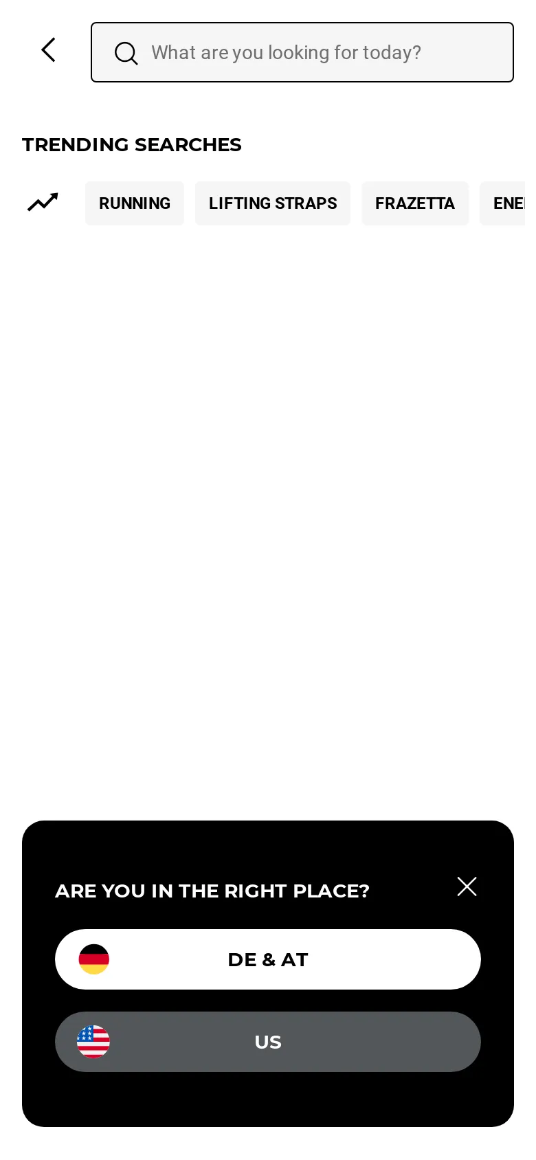 Screenshot of gymshark.com