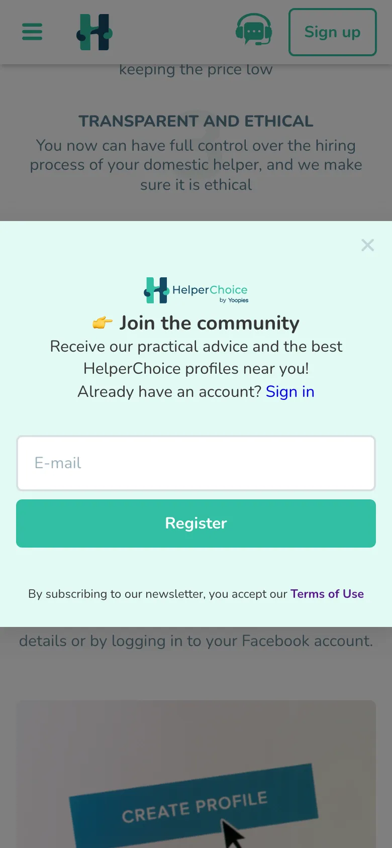 Helperchoice preview