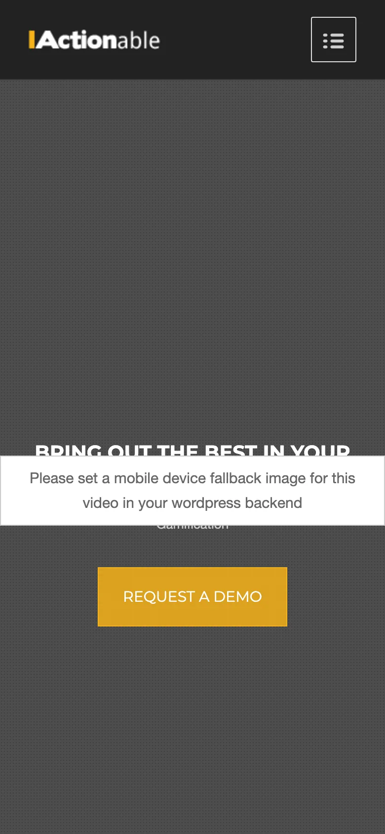 Iactionable preview