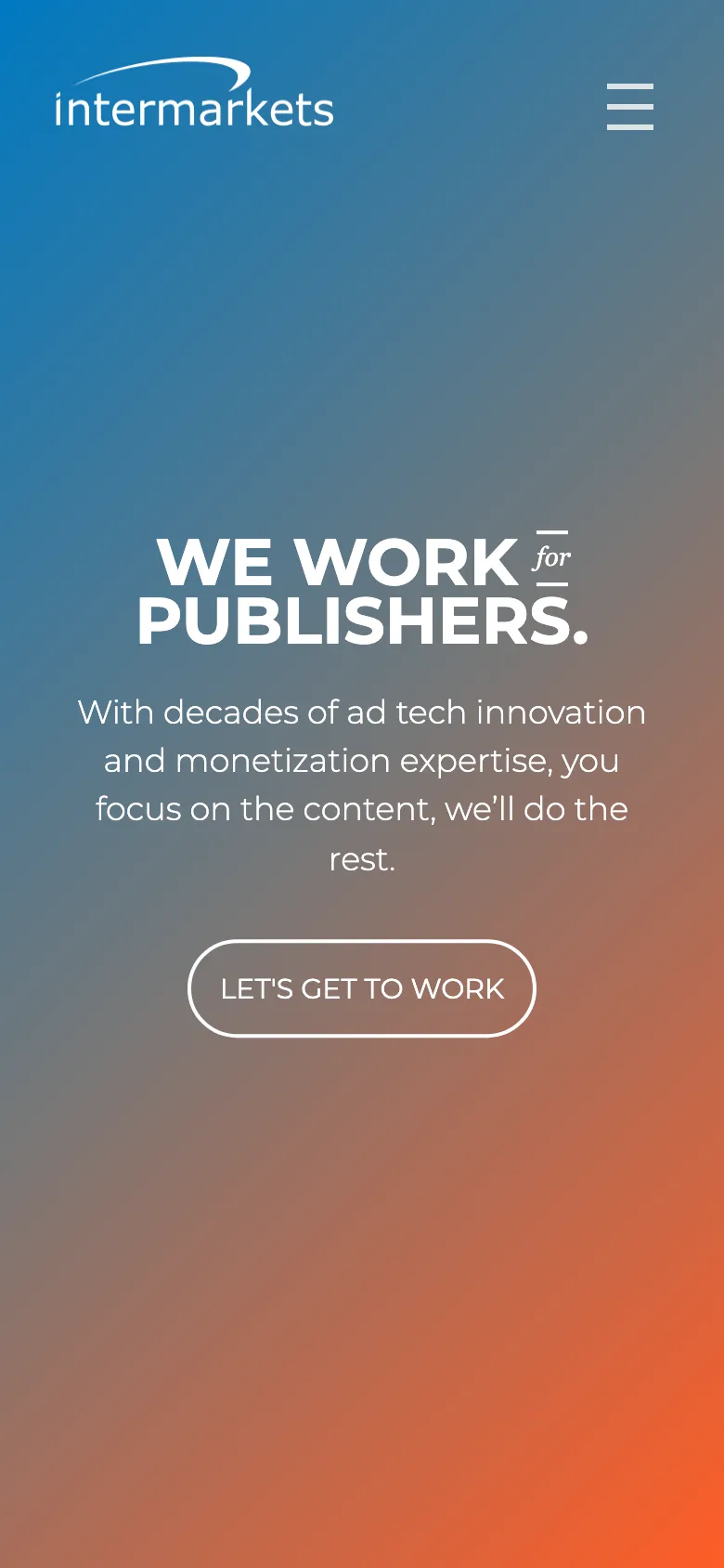 Intermarkets preview