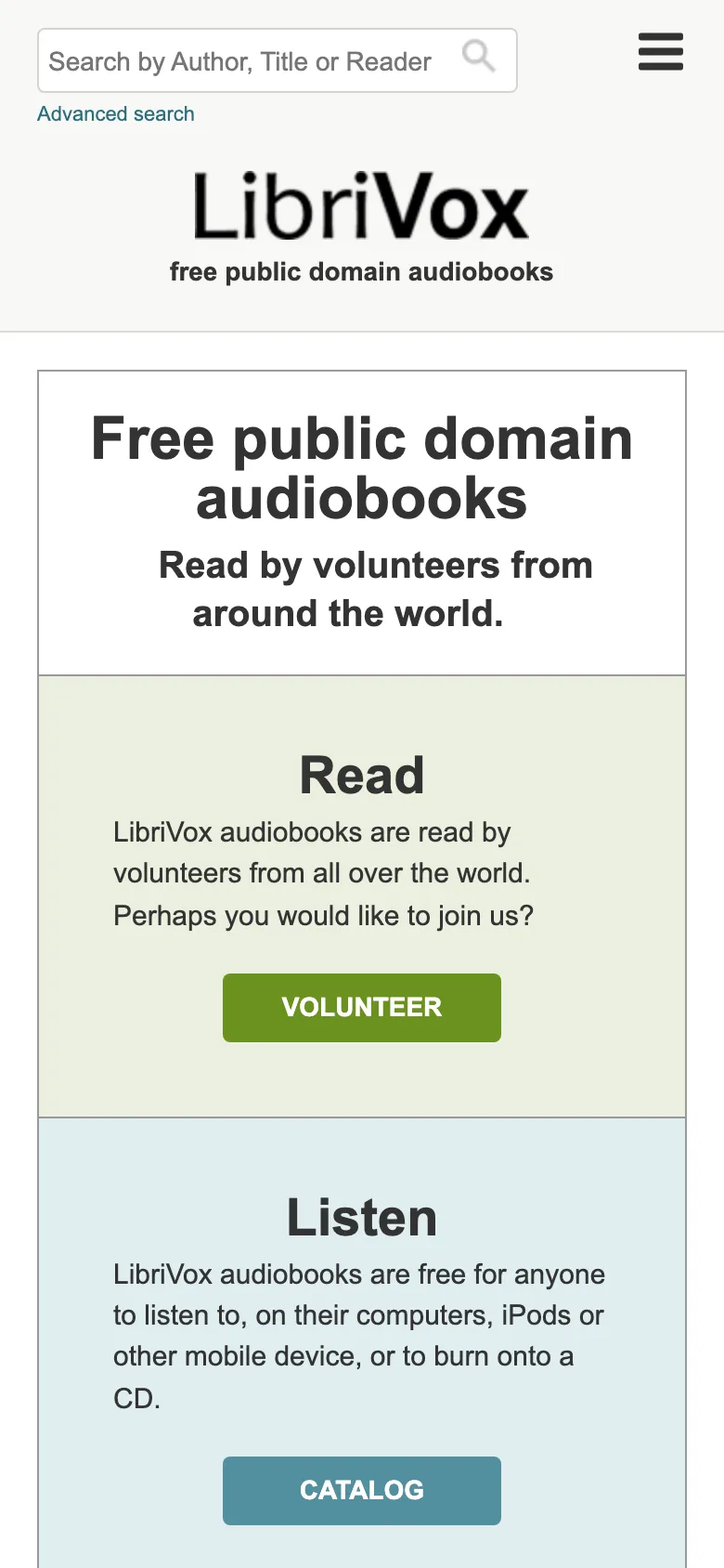 Librivox preview