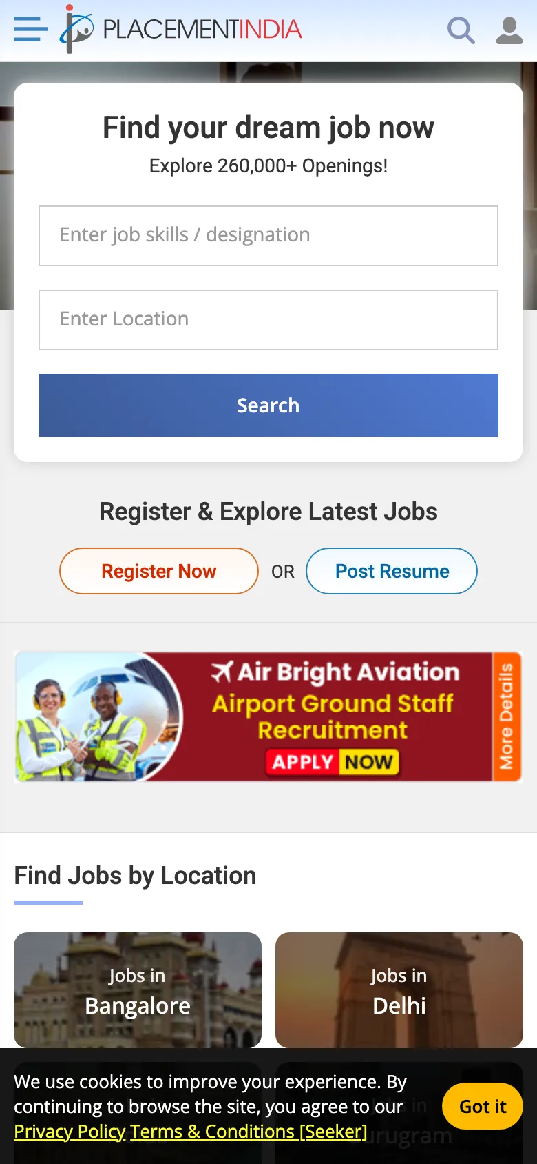 Placementindia preview