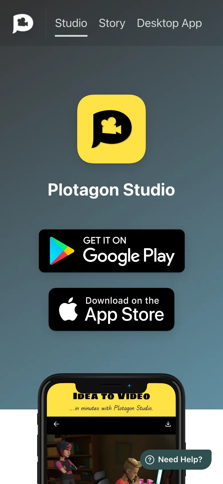 Plotagon preview