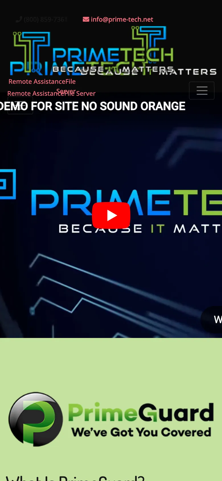 Prime Tech preview
