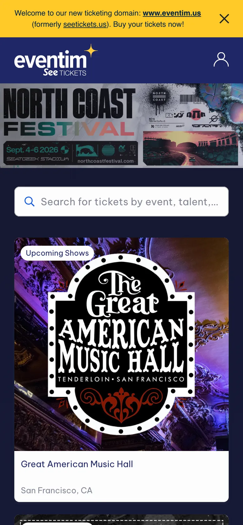 Seetickets preview