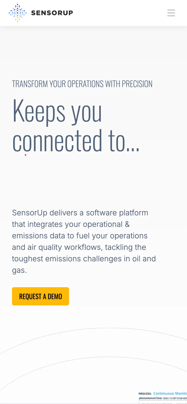 Sensorup preview