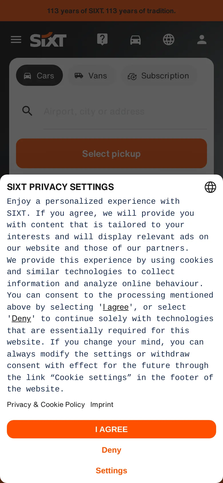 Sixt preview