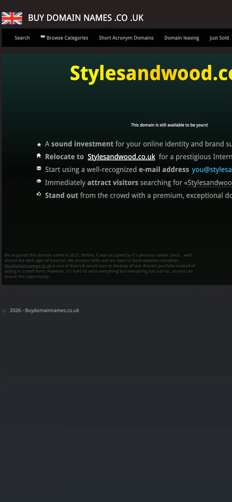 Stylesandwood preview