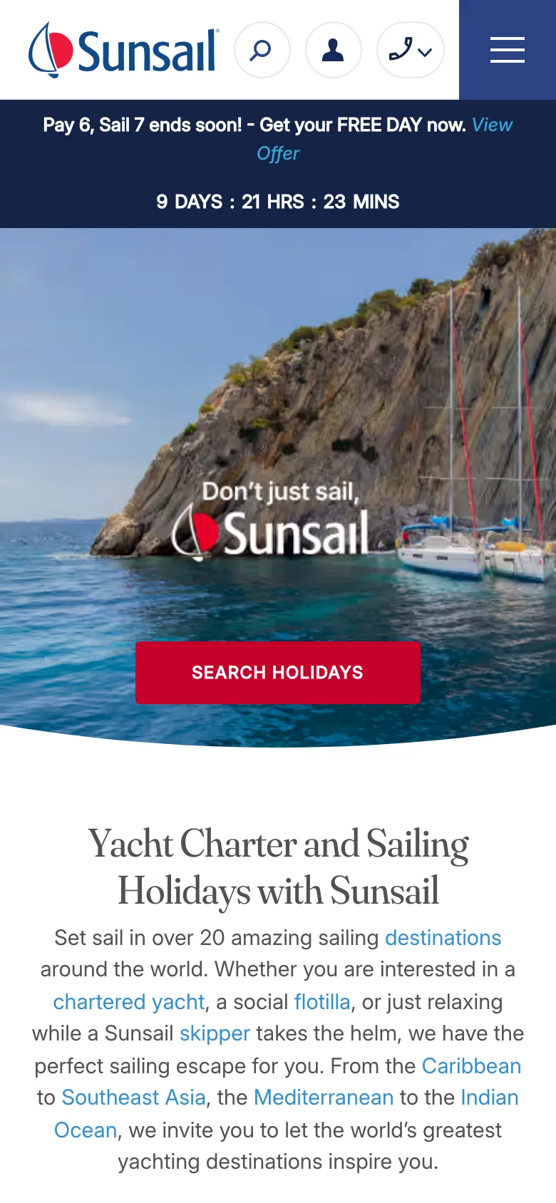 Sunsail preview