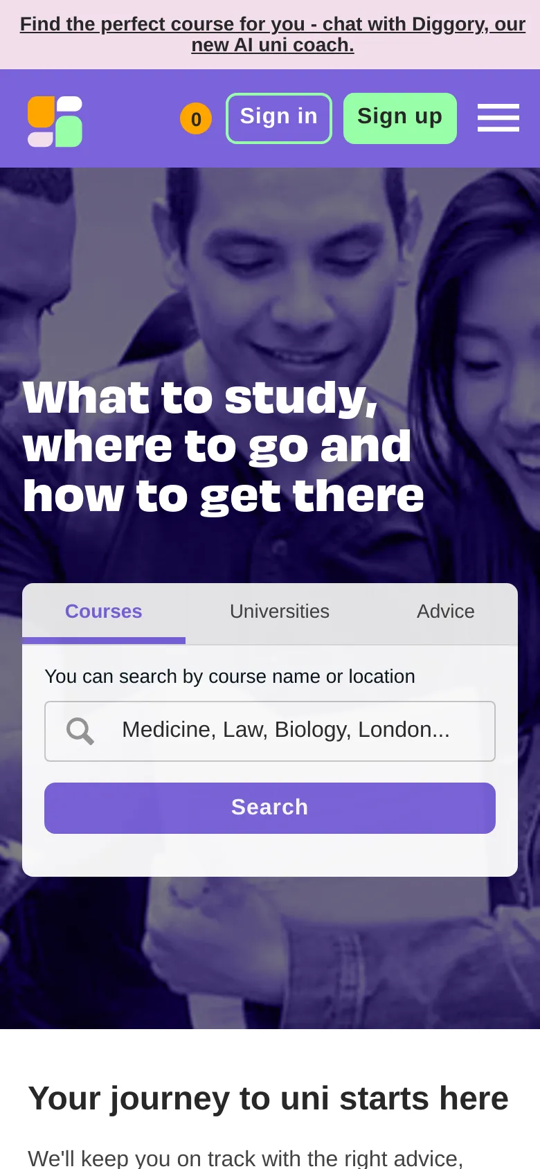 Theuniguide preview