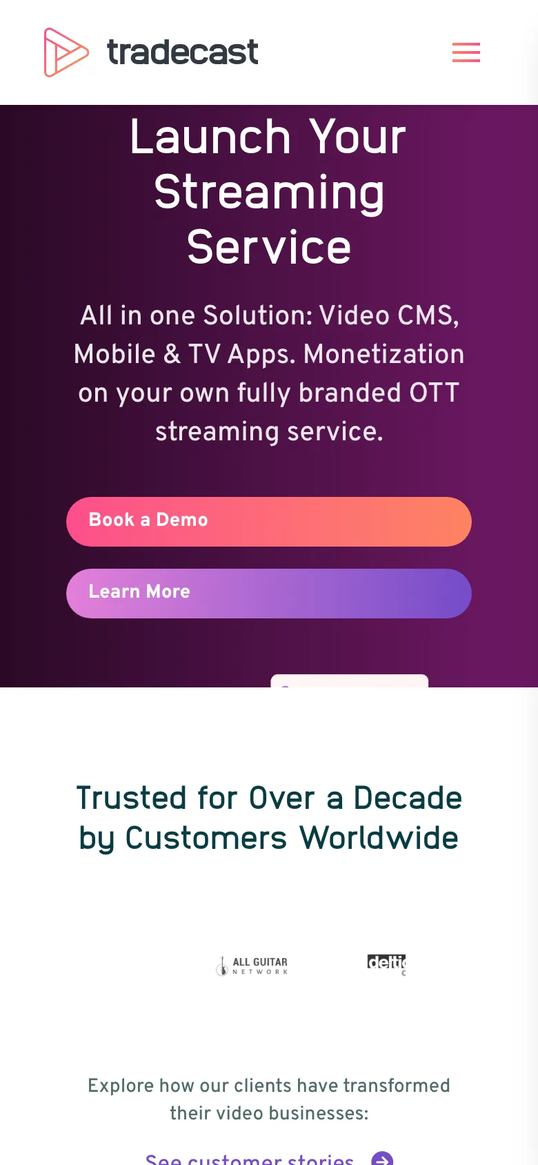 Tradecast preview
