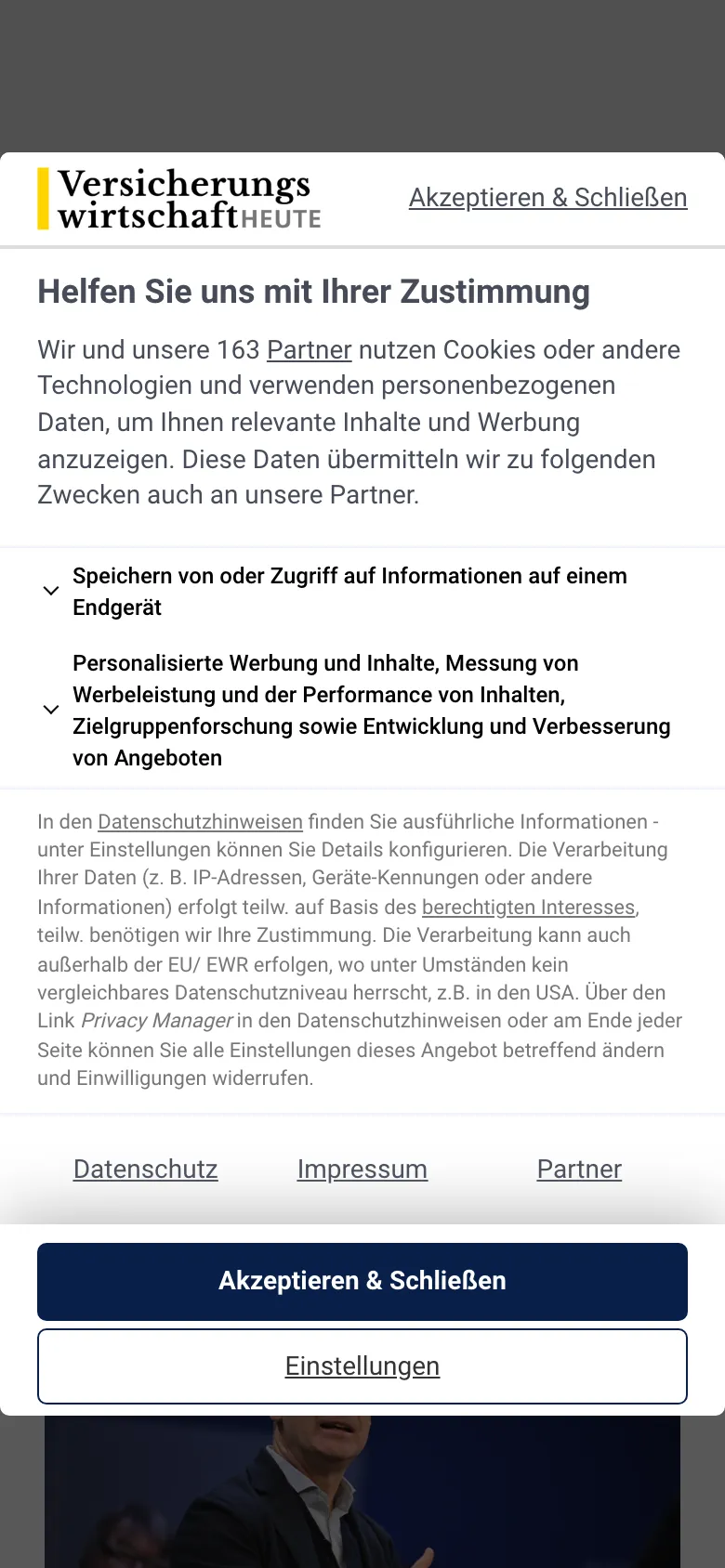 Versicherungswirtschaft Heute preview