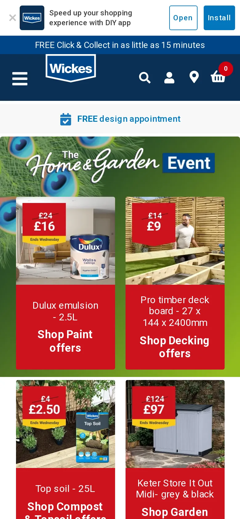 Wickes preview