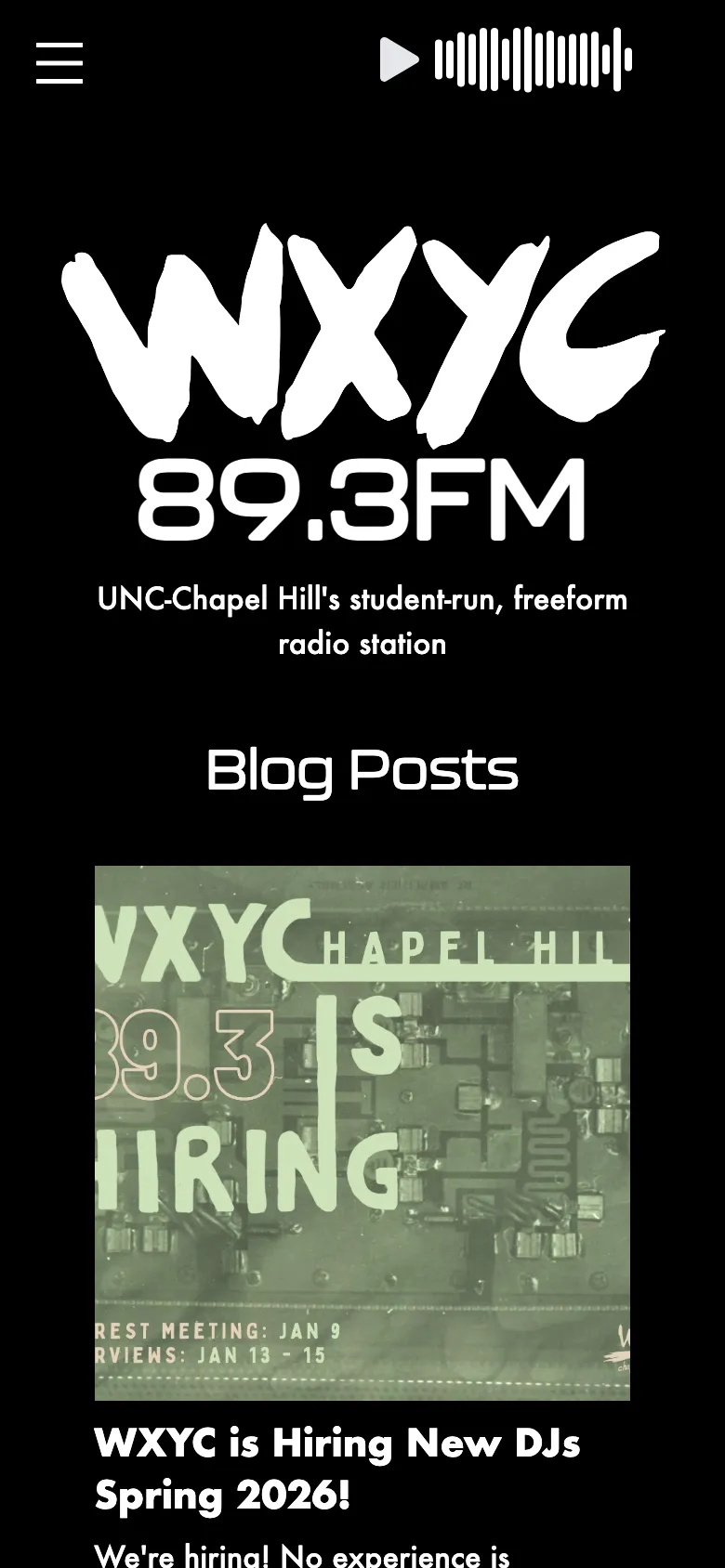 Wxyc preview
