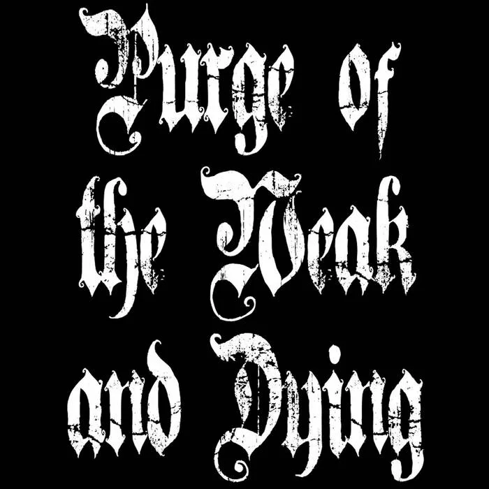 Purge of the Weak and Dying cover