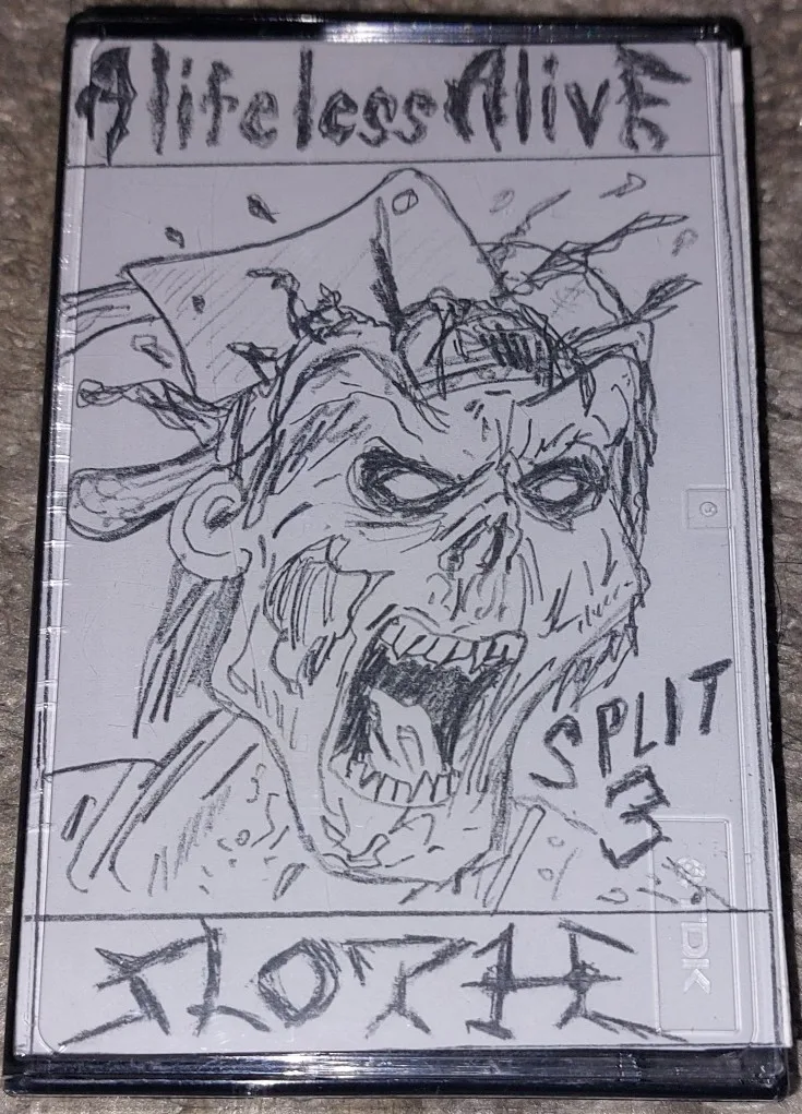 A Life Less Alive / Sloth - Split 3 cover