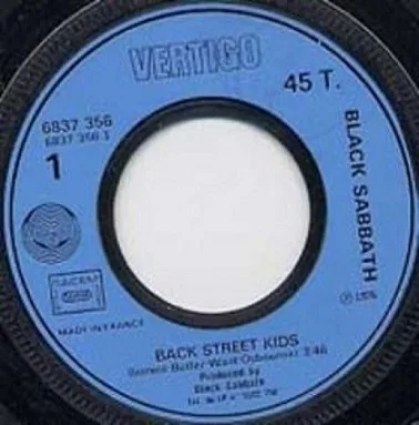 Back Street Kids cover