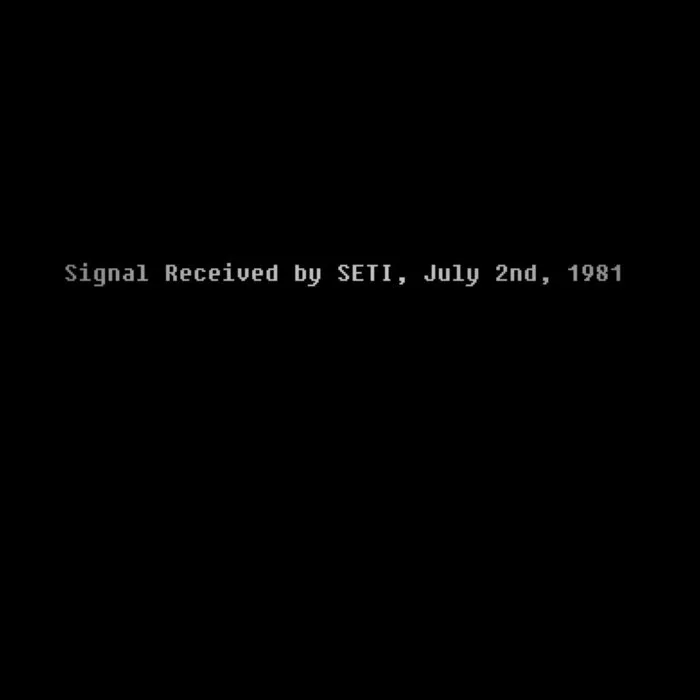 Signal Received by SETI, July 2nd, 1981 cover