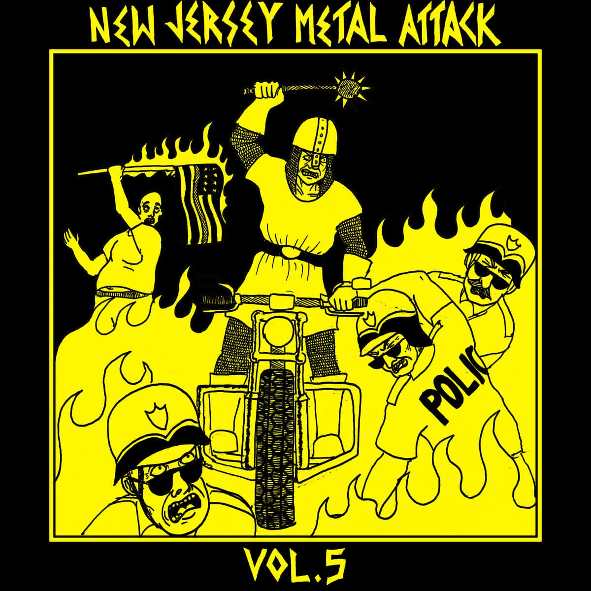 New Jersey Metal Attack Vol. 5 cover