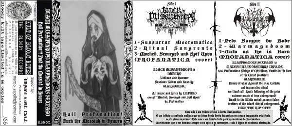 Hail Profanation!!! Fuck the Messiah in Heaven cover