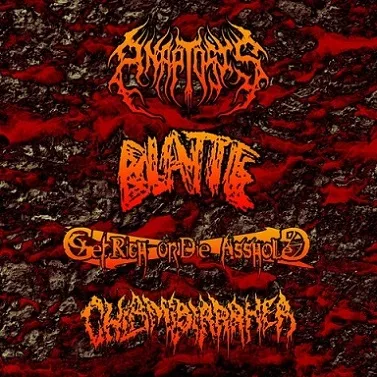 Anaptosis / Blatte / Get Rich or Die Asshole / Chlamydiarrhea cover