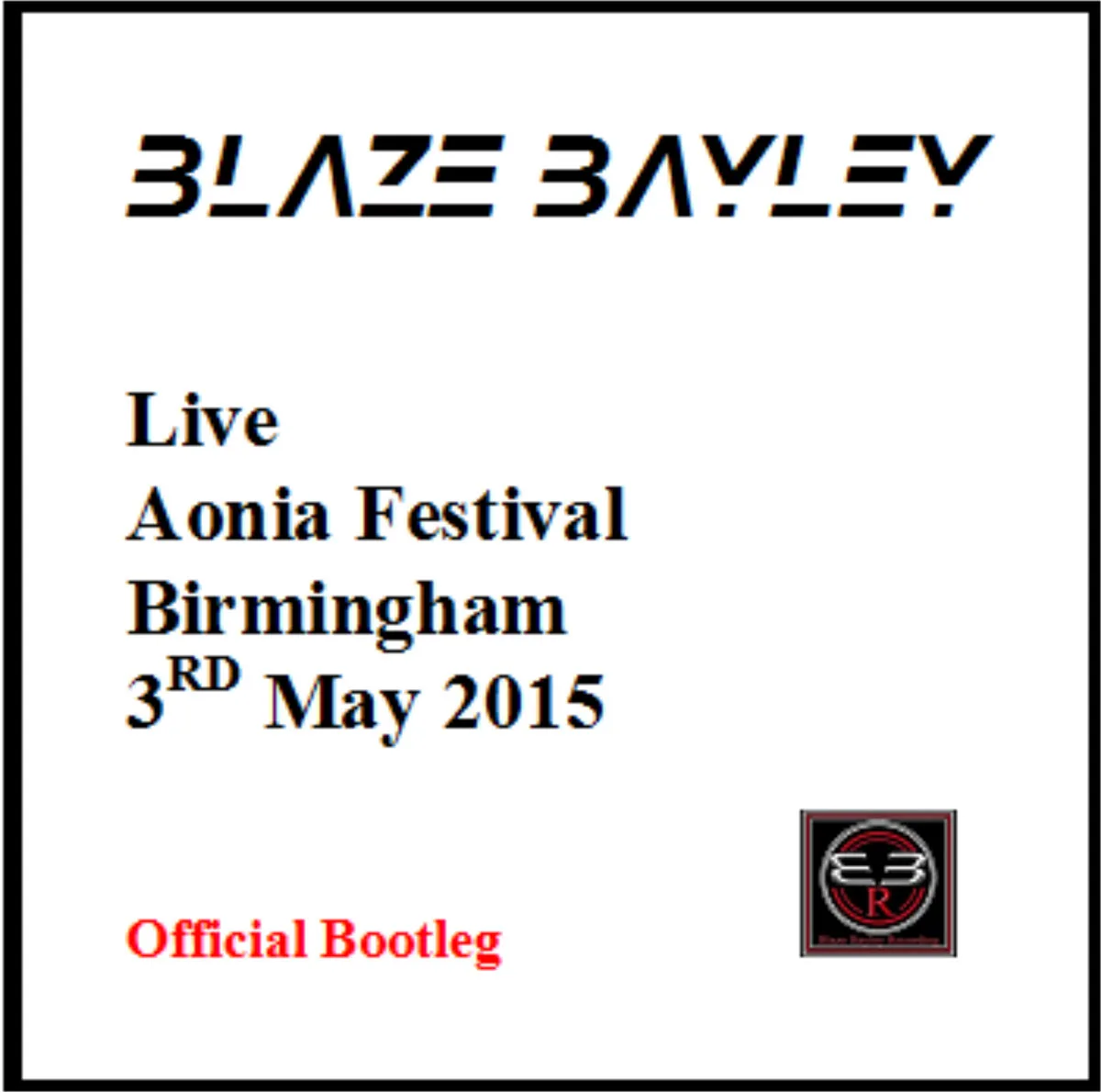Live - Aonia Festival - Birmingham - 3rd May 2015 cover