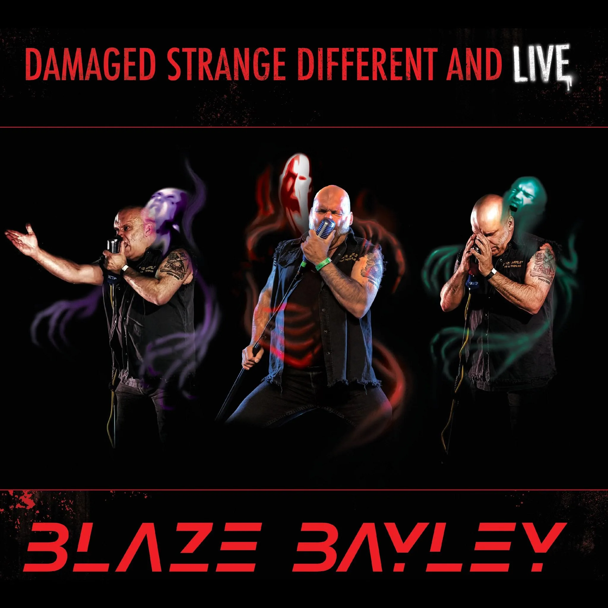 Damaged, Strange, Different and Live cover