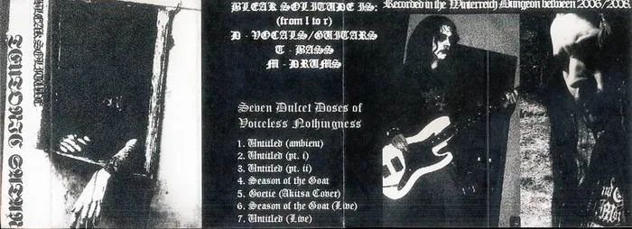 Seven Dulcet Doses of Voiceless Nothingness cover