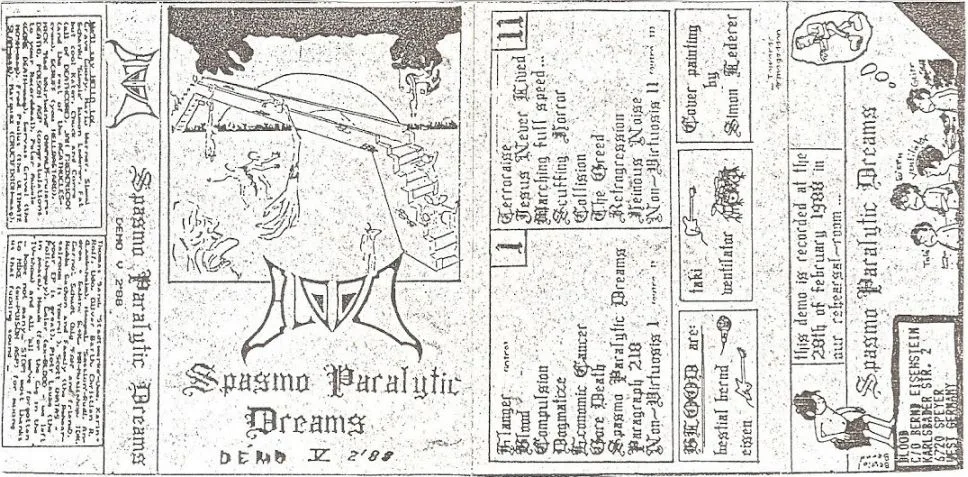 Spasmo Paralytic Dreams cover