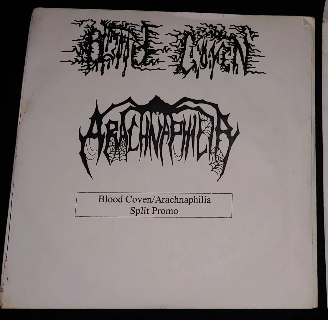 Blood Coven / Arachnaphilia: Split Promo cover