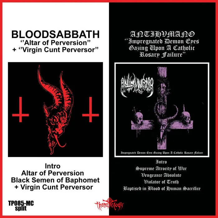 Antihvmano / Bloodsabbath cover